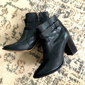 Madewell Leather Booties Size 10